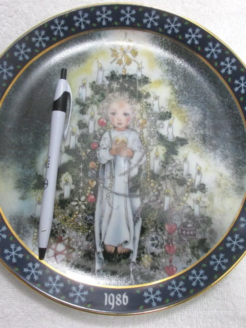 Sulamith Wulfing Christmas Plate 1986 The Christ Child